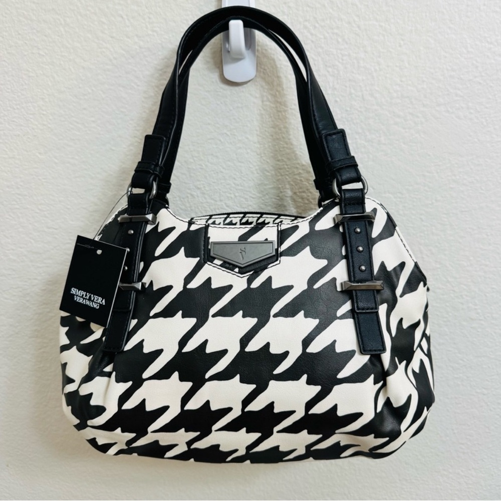 Simply Vera Vera Wang Black and White Shoulder Bag